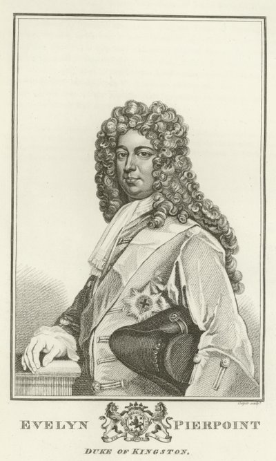 Evelyn Pierpoint, Duke of Kingston by Godfrey Kneller